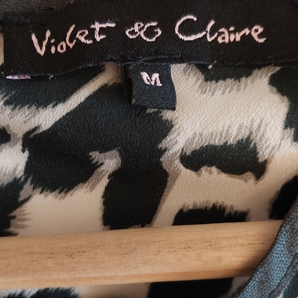 Violet & Claire Medium Cheetah Print Polyester Tank Top Blouse - Picture 5 of 10